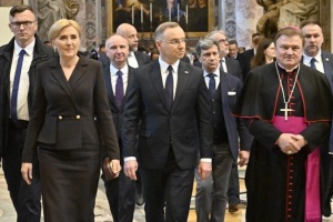 para prezydencka w bazylice świętego Piotra